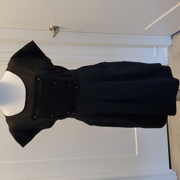 Gentle Fawn Black Bandleader Tuxedo Dress - Picture 2 of 11